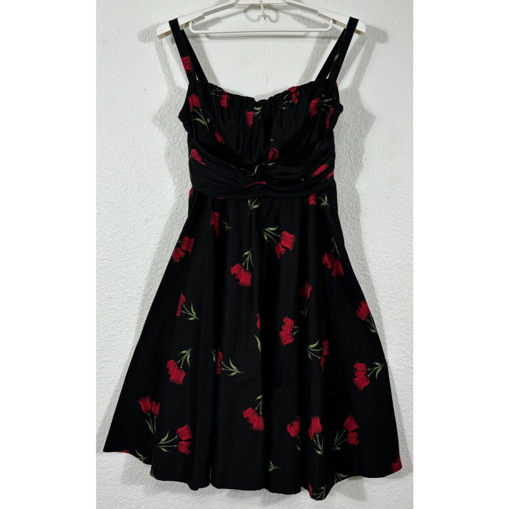 Stop Staring! Alicia Estrada Dress XL Floral Sleeveless Rockabilly Swing